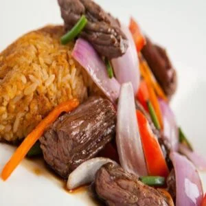 Tacu tacu lomo saltado