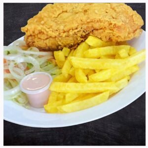 Pollo Broaster peruano
