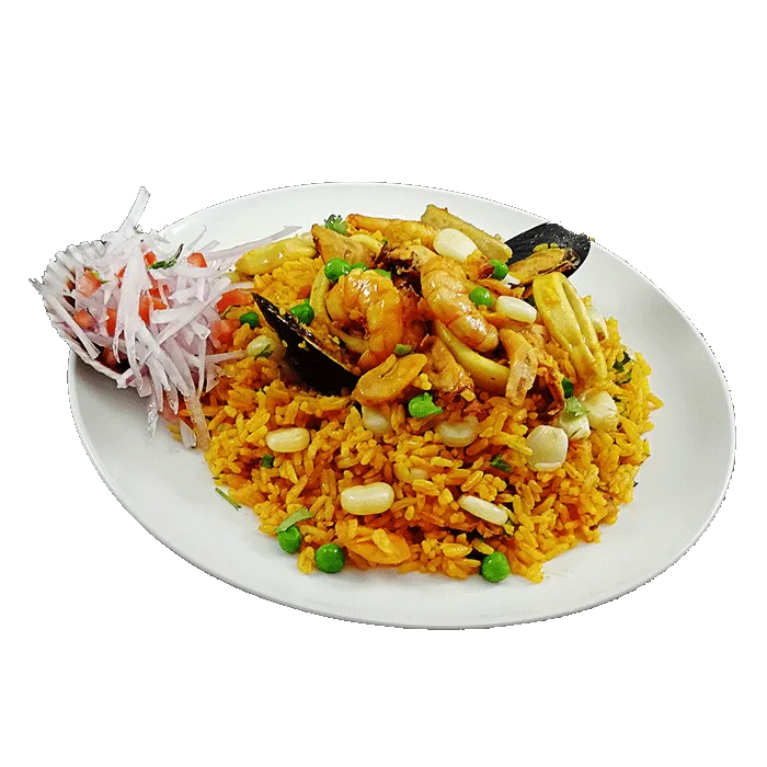 Arroz con Mariscos www,aromasdelperu.cl